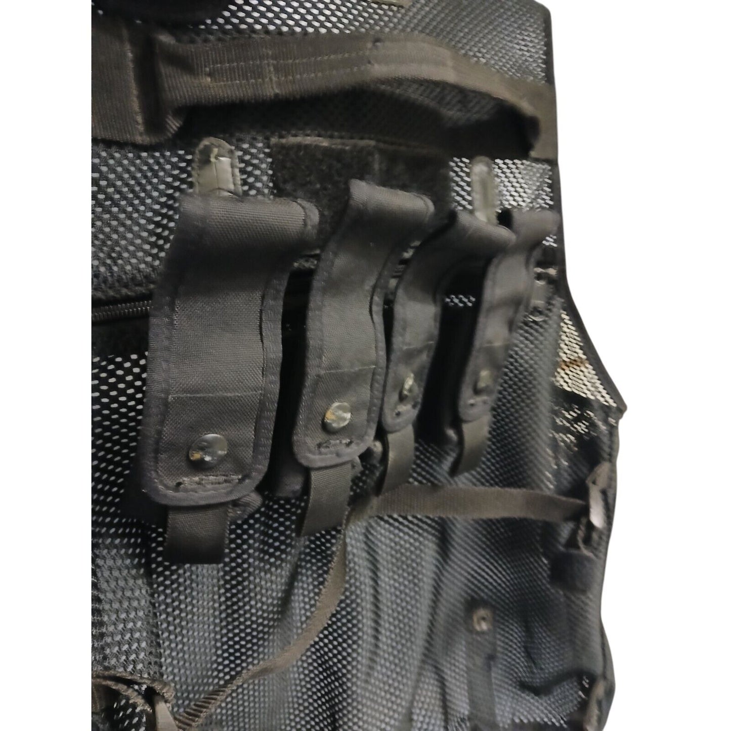 PWL Tactical Vest Police Integrated Pouches Security Airsoft Klickfast Black