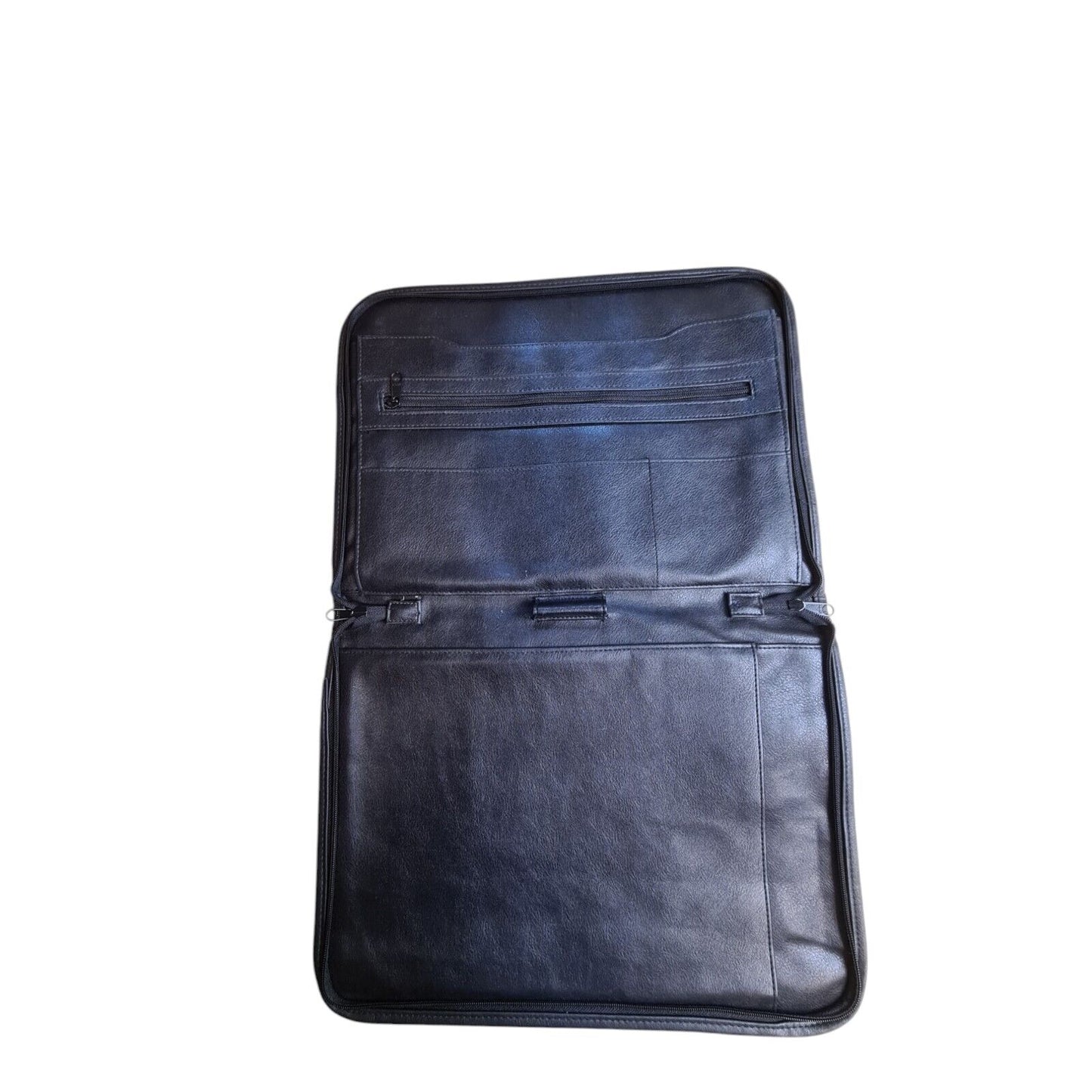Large Document Holder Portfolio Black Leather Look Carrier Document 39 x 29 cm
