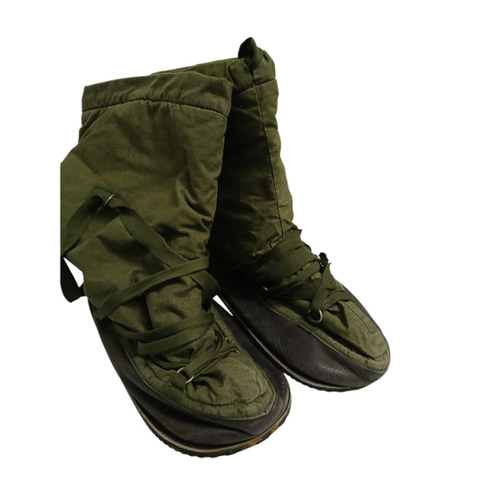 British Army Mukluk Snow Thermal Olive Green Overboot Surplus Bushcraft Survival