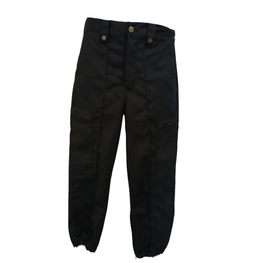 Cosalt Combat Cargo Trousers Ankle Cuff Dog Handler Security Black Ex Police