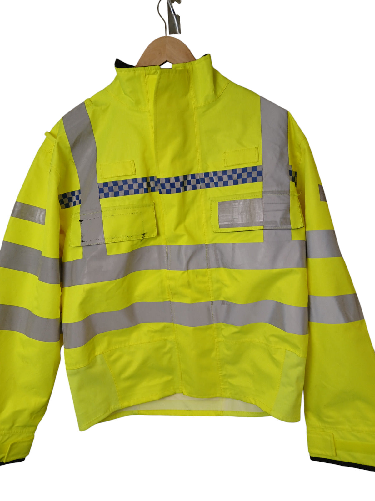 Hi Vis Hi Viz Security Jacket Bomber Blouson Breathable Waterproof Lightweight