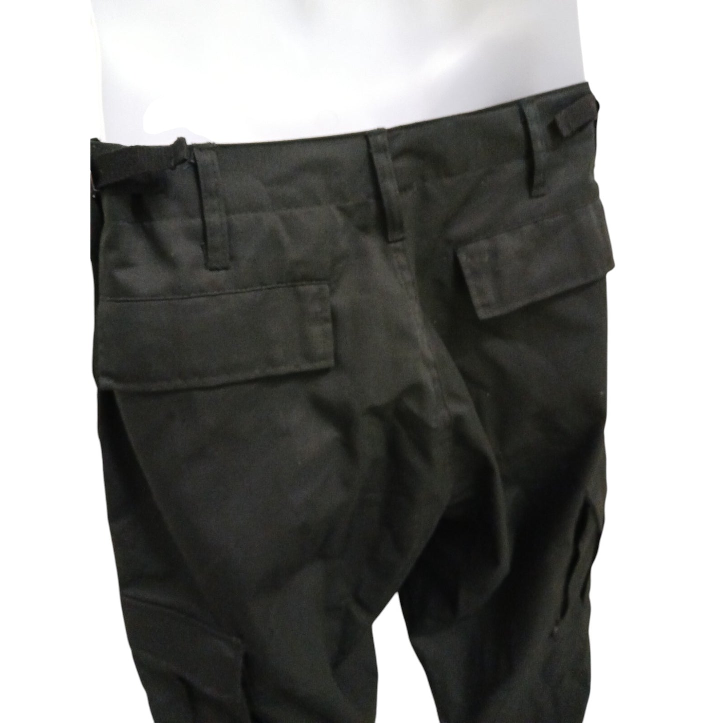 Mil-Tec Tactical Combat Trousers Cargo Black 30% Braumwolle Police Military Work