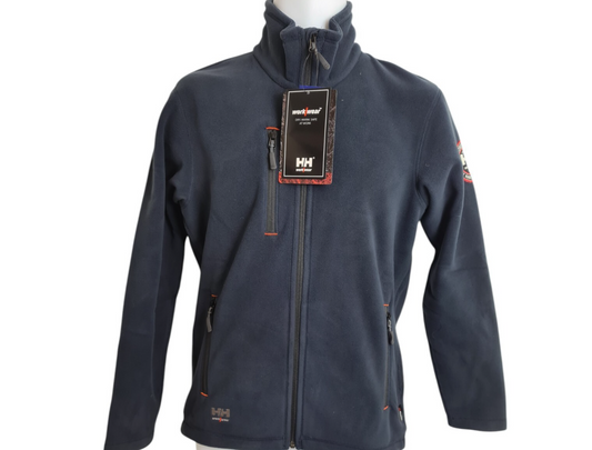 Helly Hansen Polartec Workwear 200 Unisex Fleece Jacket Full Zip New Navy Blue