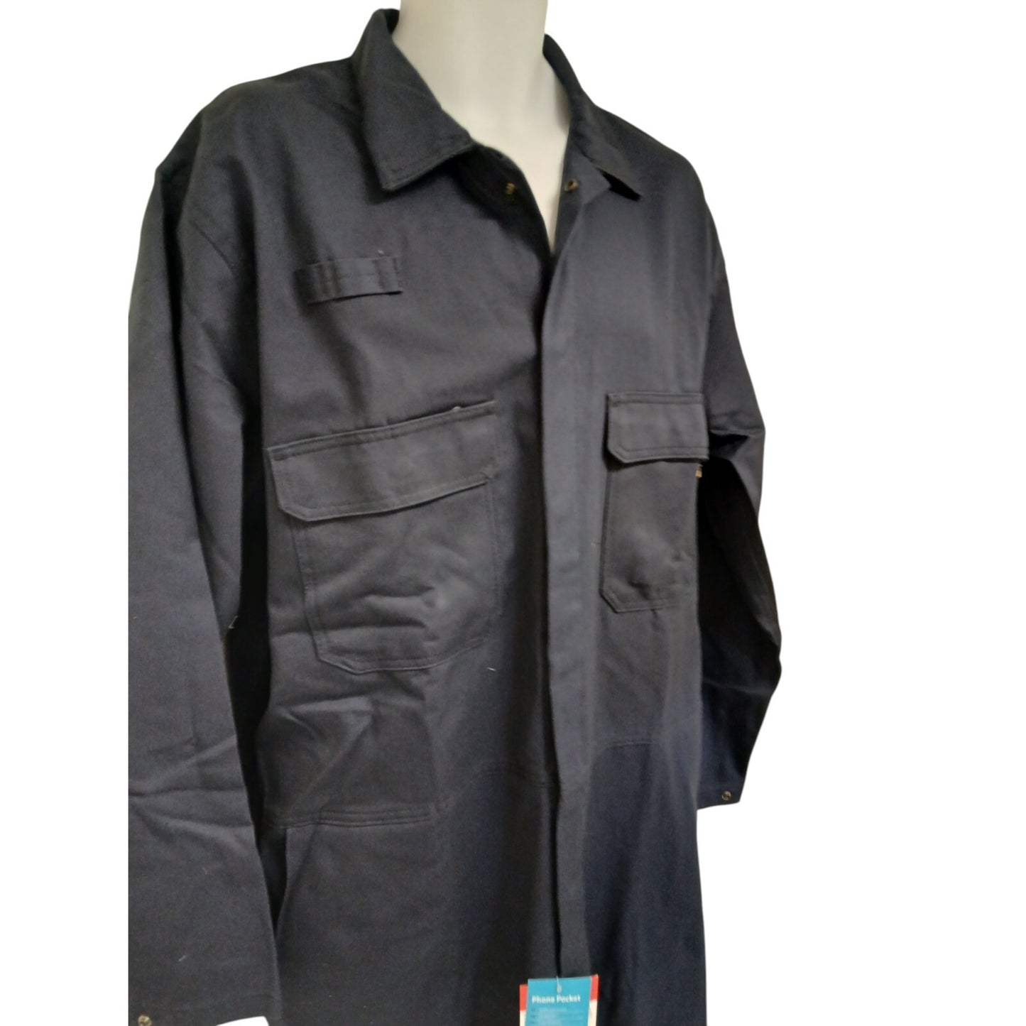 Portwest Bizweld BIZ1 Coverall Navy Blue Boiler Suit Flame Resistant FR Workwear