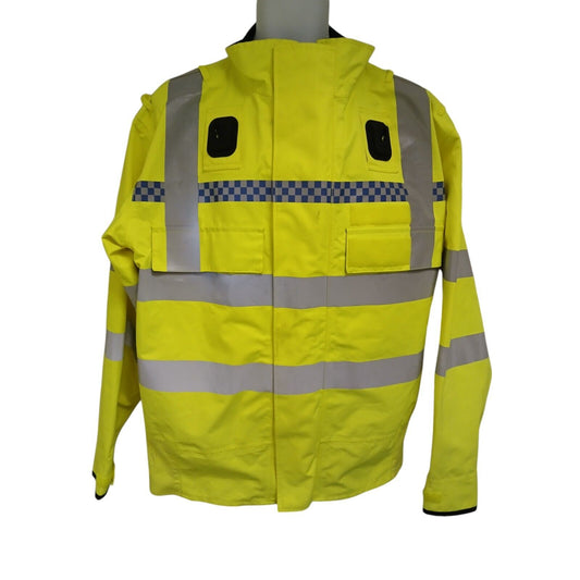 Hi Viz Blouson Bomber Waterproof Coat Jacket Hi Vis Klickfast Police Security