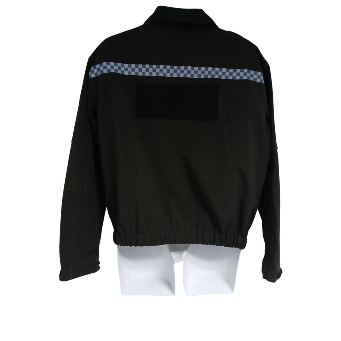Soft Shell Police Jacket Black Chequered Softshell Patrol Lightweight Security