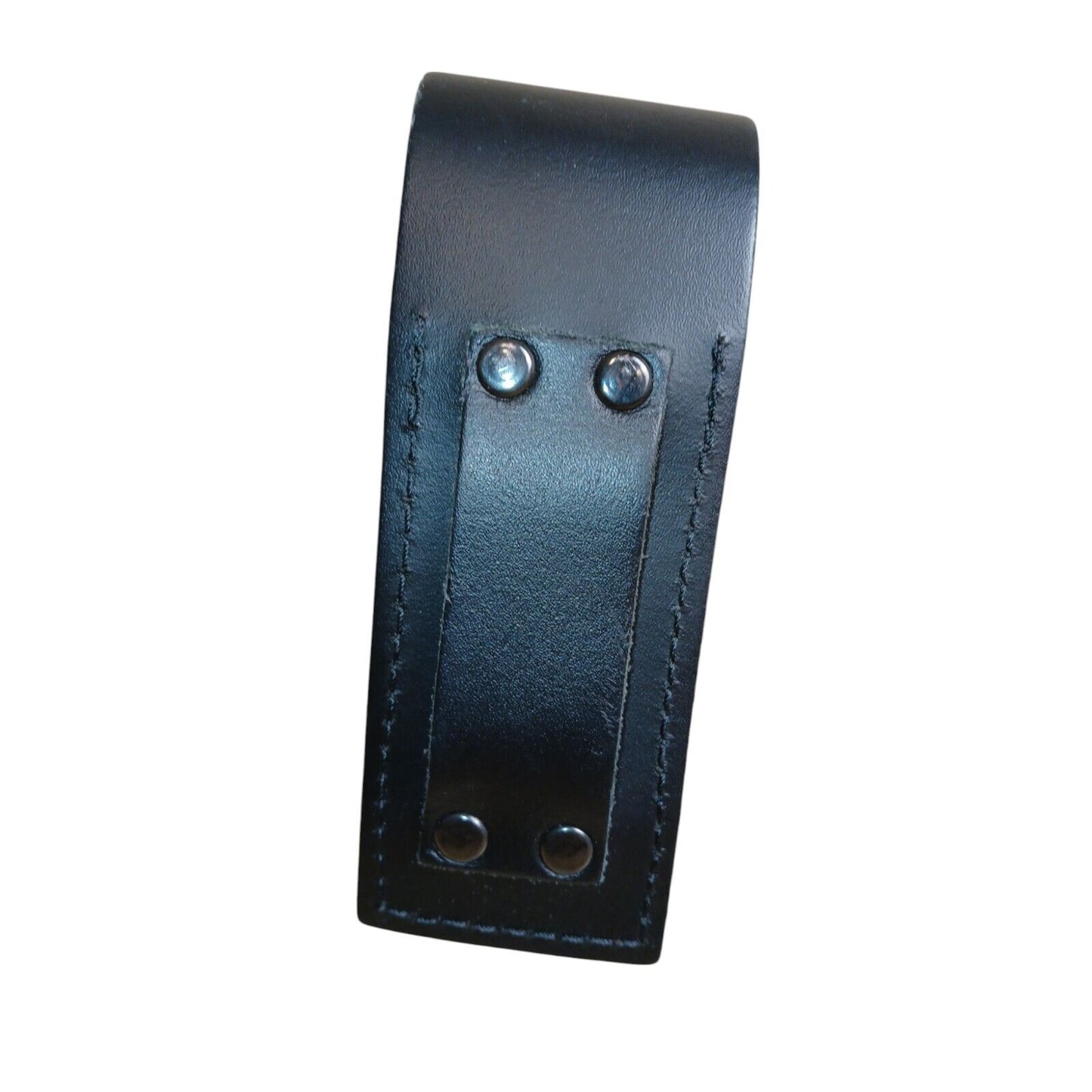 CS Gas Holster Belt Loop Holder Leather Ex Police Leather Security Police Black