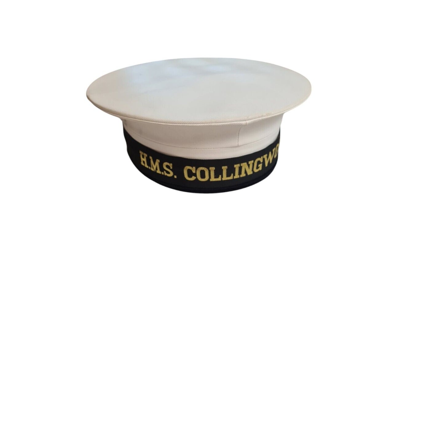 Royal Navy HMS Collingwood Pork Pie Hat Cake Hat Rating TV Film Memento Interest