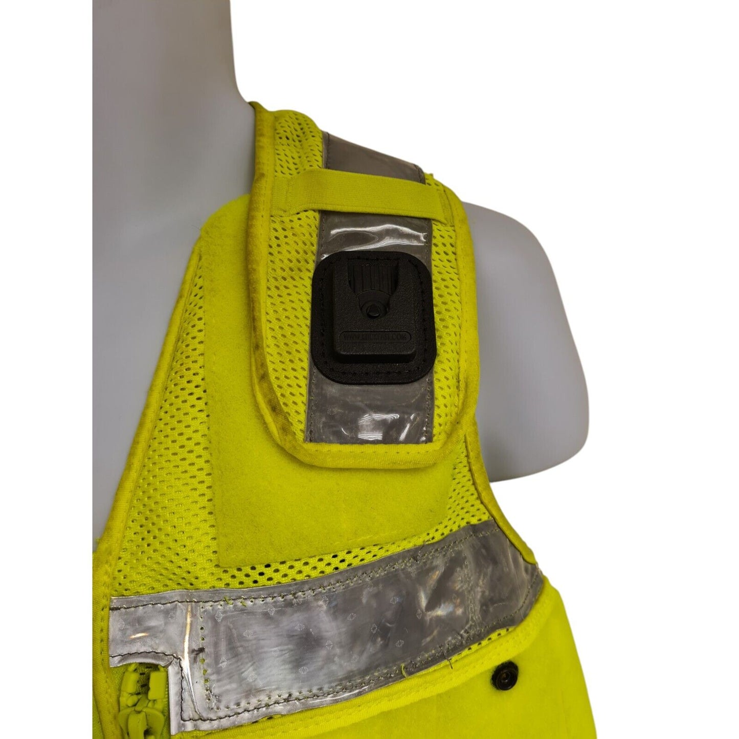 Tactical Vest Hi Viz Hi Vis Integrated Pouches Security Airsoft Police Size L