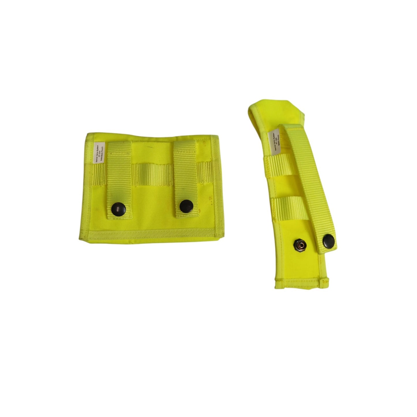 Mehler Vario System Molle Pouches X2 Pouch Hi Viz Vis Yellow Ex Police Security