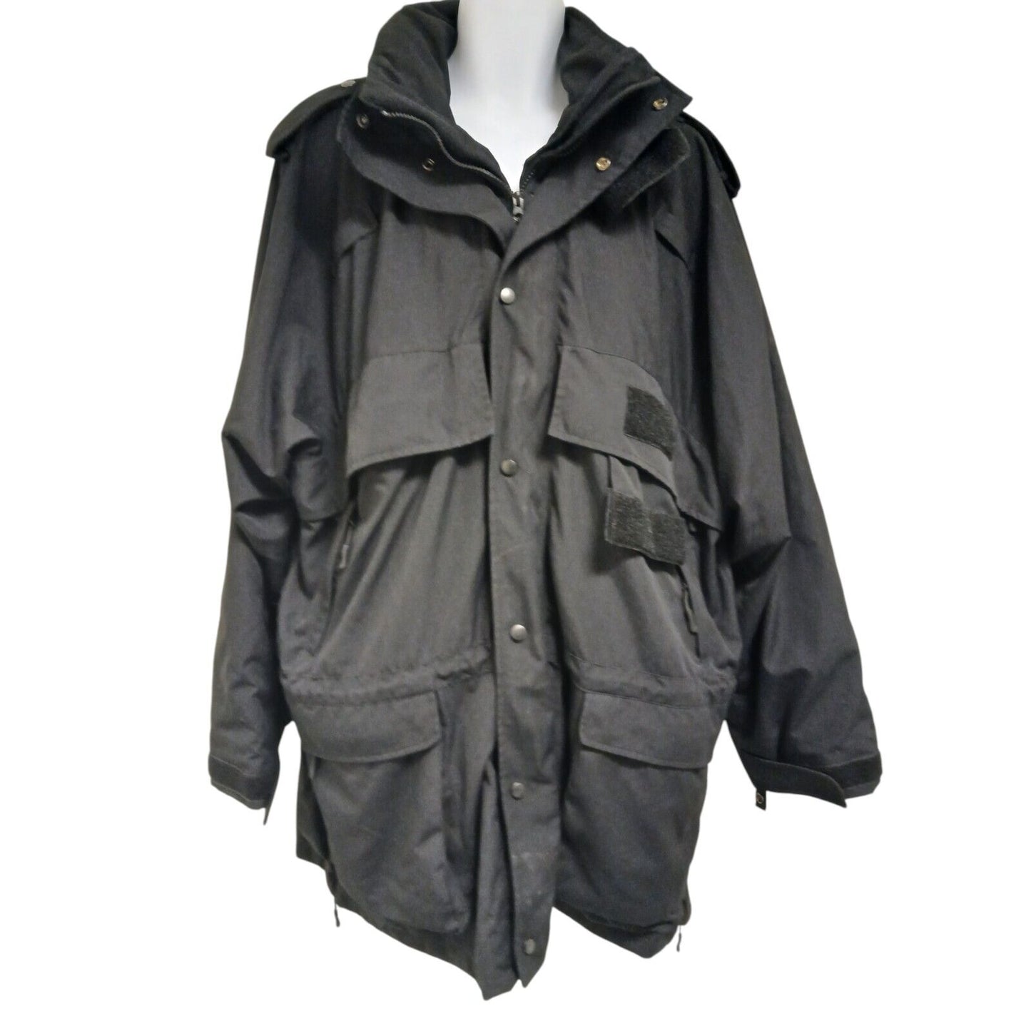 Cooneen Defence Jacket 3/4 Length Waterproof Coat Ex Police Security Black XL