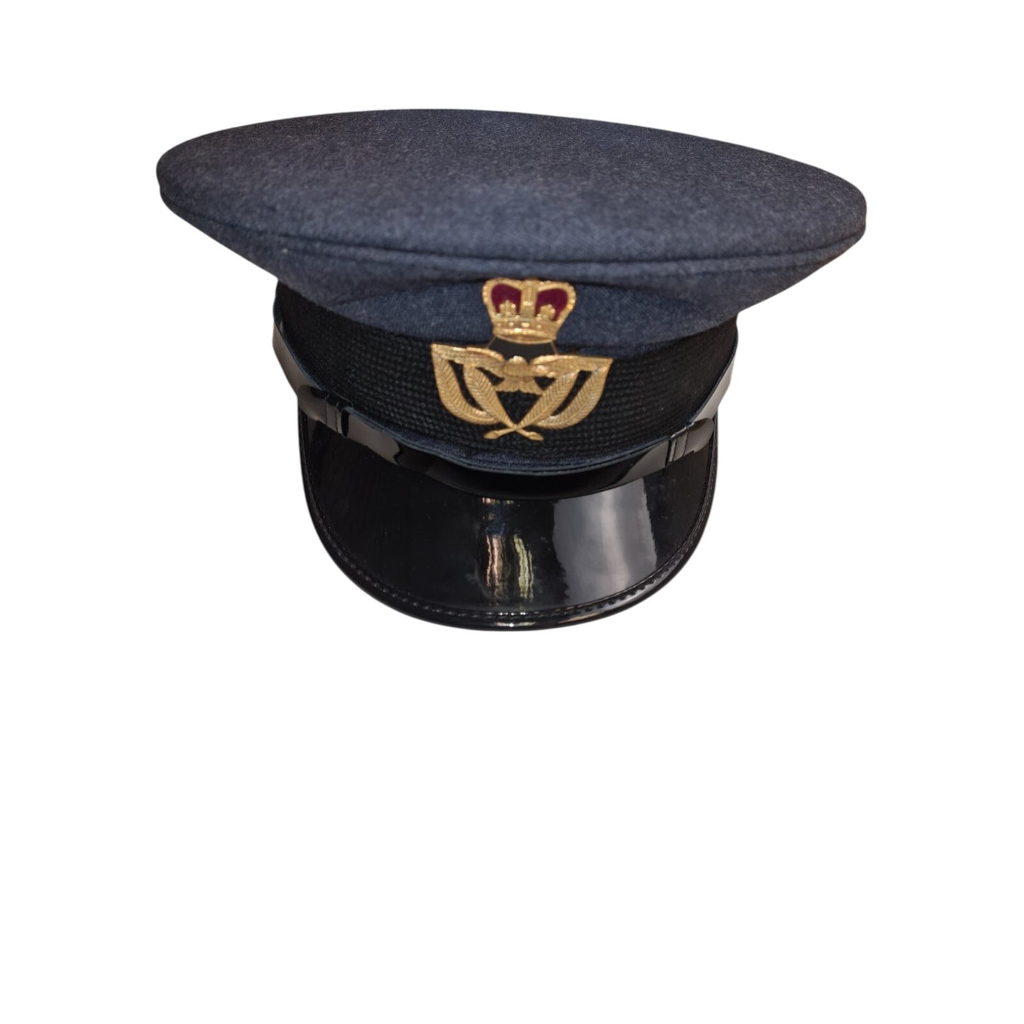 Genuine RAF Peaked Cap Warrant Officer Hat Badge No 1 Dress 58 CM Collector TV