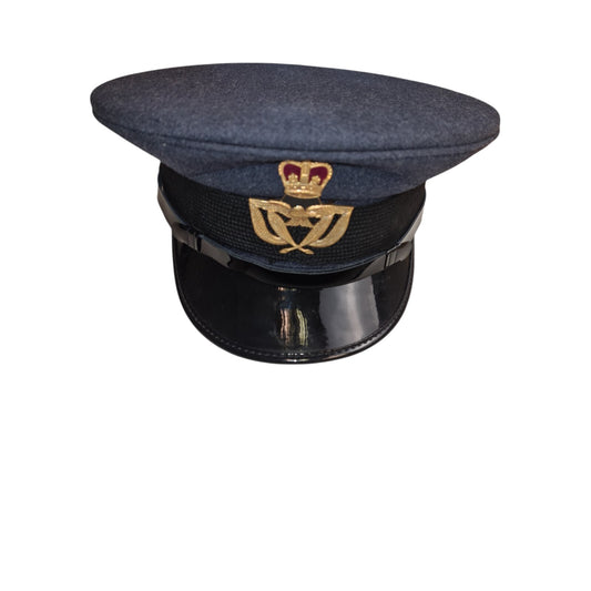 Genuine RAF Peaked Cap Warrant Officer Hat Badge No 1 Dress 58 CM Collector TV