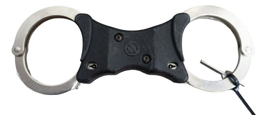 Hiatts Handcuffs Speedcuffs Cuffs Genuine Ex Police Rigid Handcuffs With 1 Key