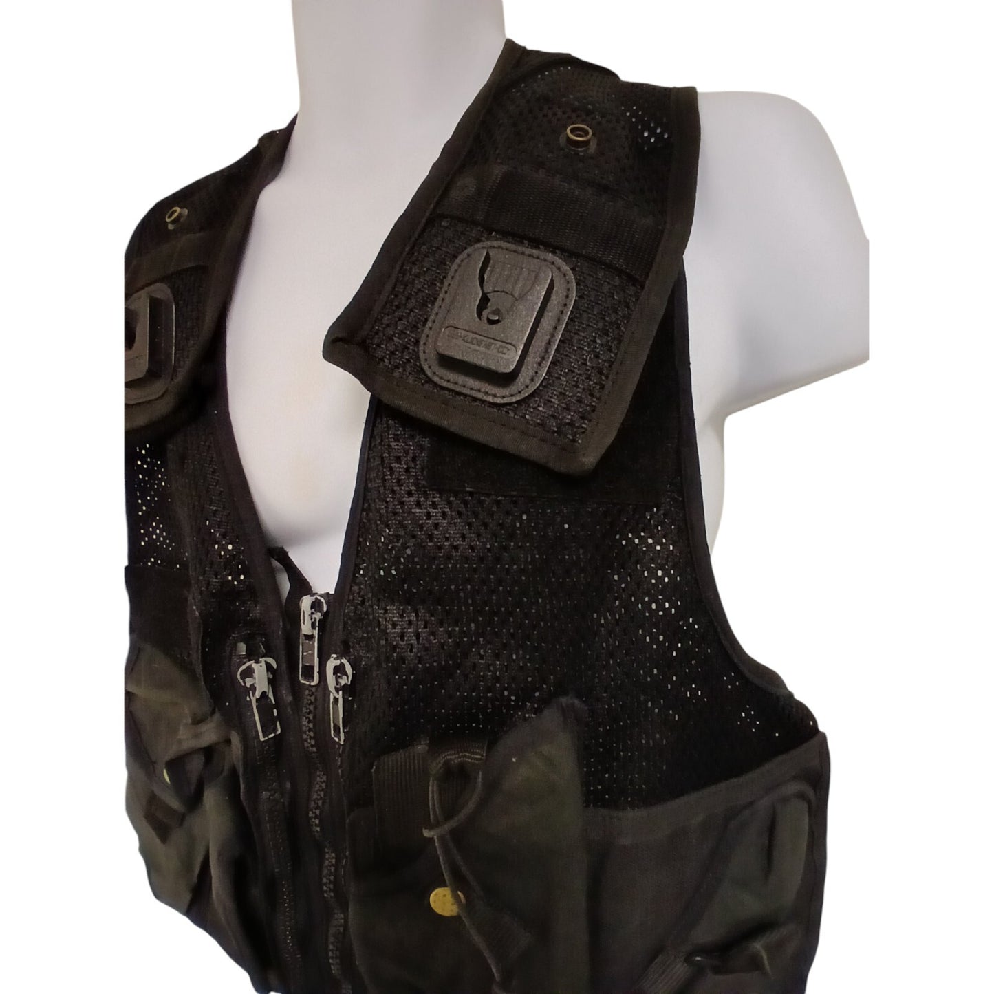Tactical Vest With Integrated Pouches Security Police Airsoft Klickfast XL