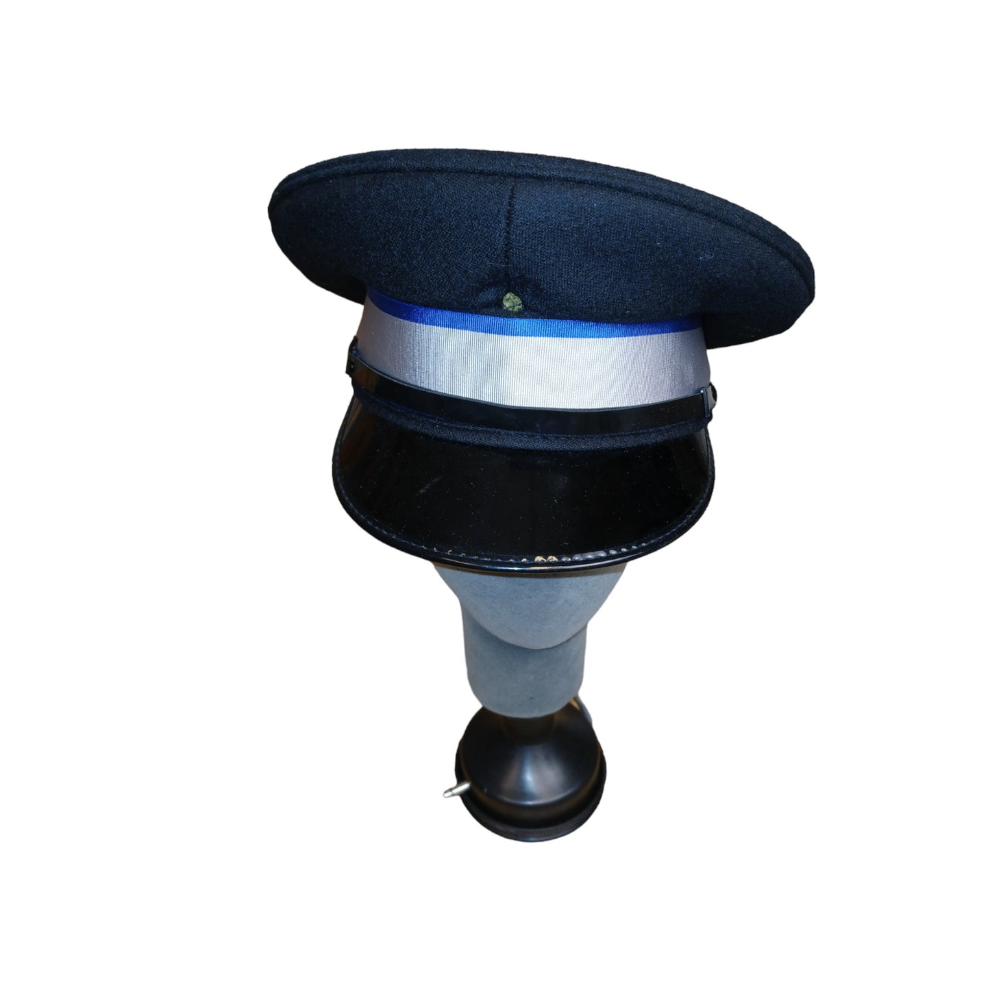 CSO Blue/Silver Band Police Peaked Cap Film TV Fancy Dress Ex Police Stock