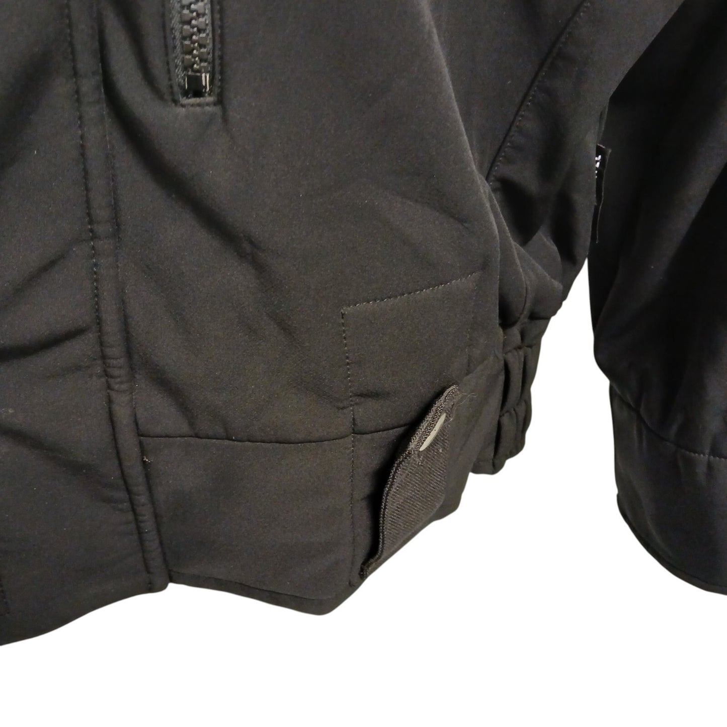 Polartec Windproof Soft Shell Thin Fleece Lined Klickfast Police Black Checked