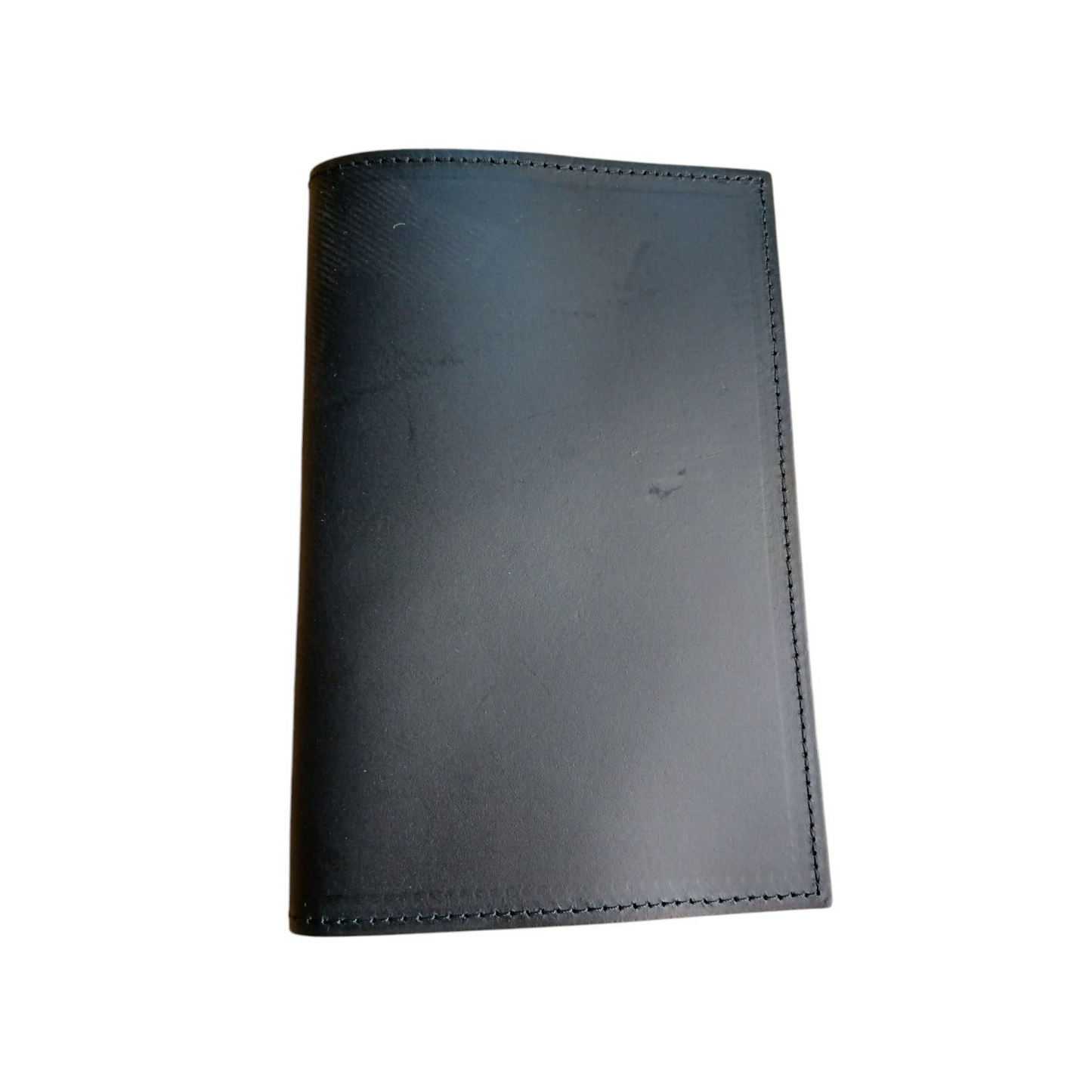 Leather Police Notebook Cover Document Pocket Book Holder Black Ex Police