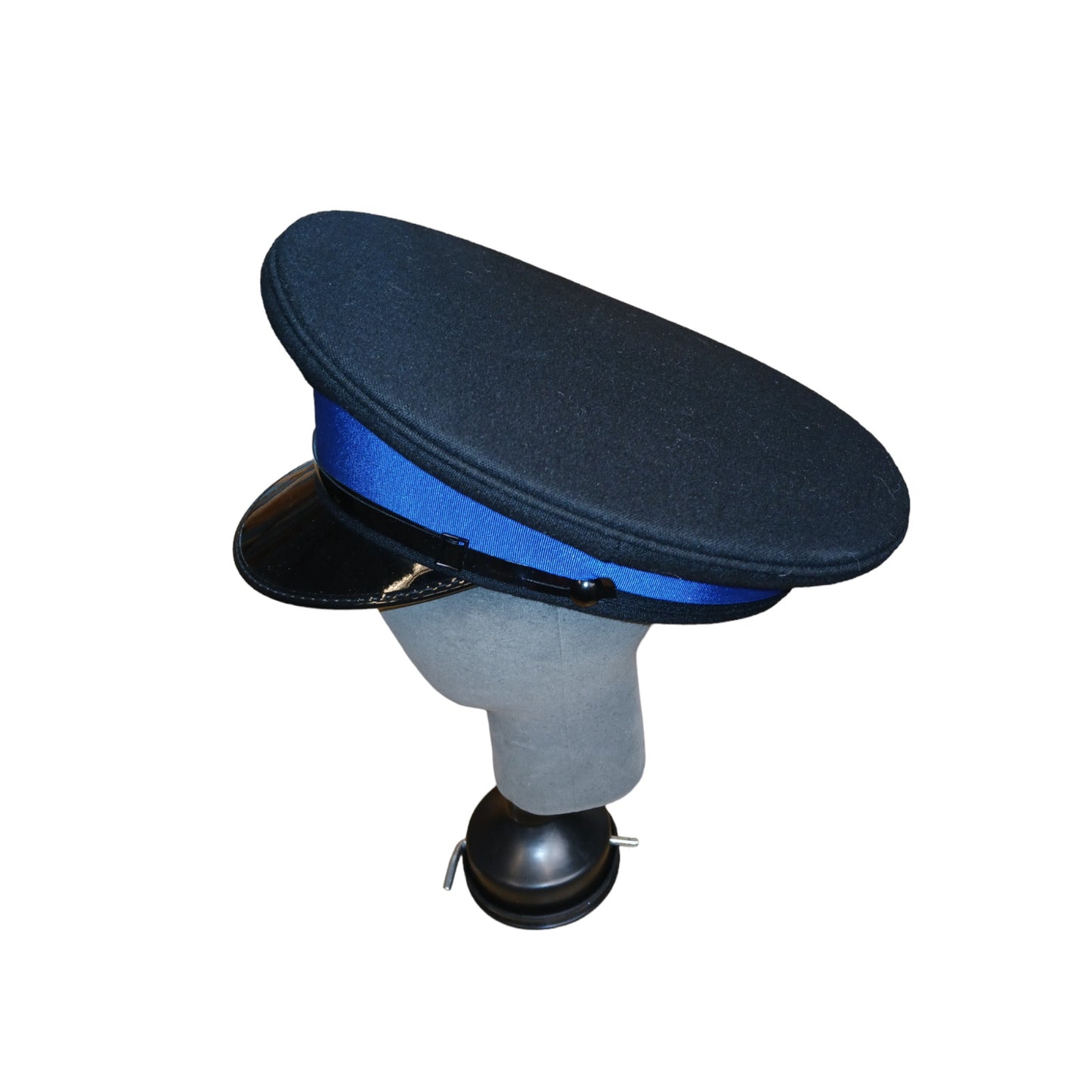 PCSO Blue Band Police Peaked Cap Film TV Fancy Dress Ex Police Stock