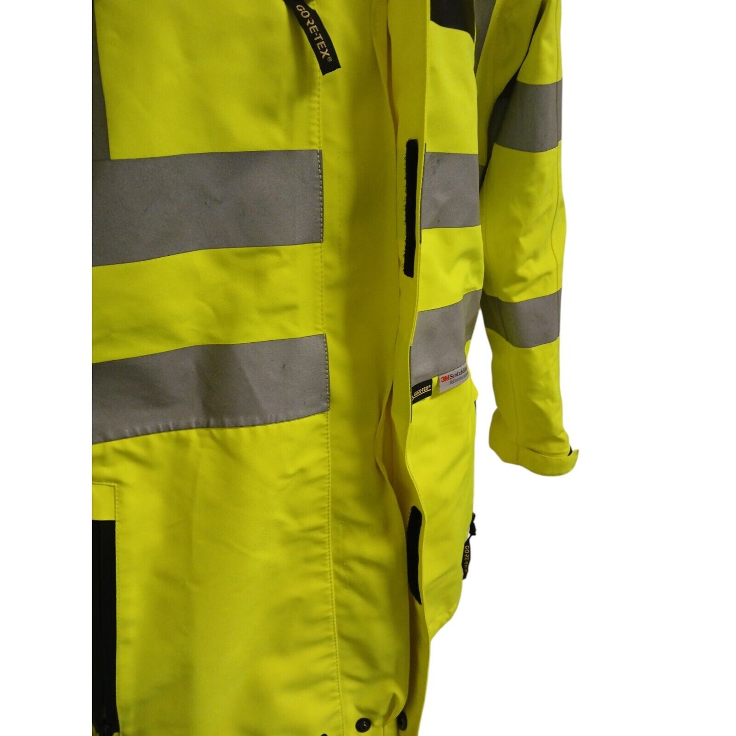 Arco Goretex Jacket Hi Viz Hi Vis Foul Weather Waterproof Highways Security SML