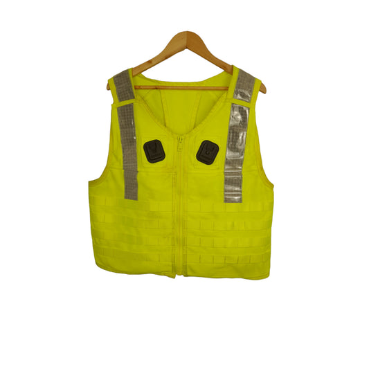 Tactical Vest Molle Utility Hi Vis Security Protection Ex police Used Yaffy 982