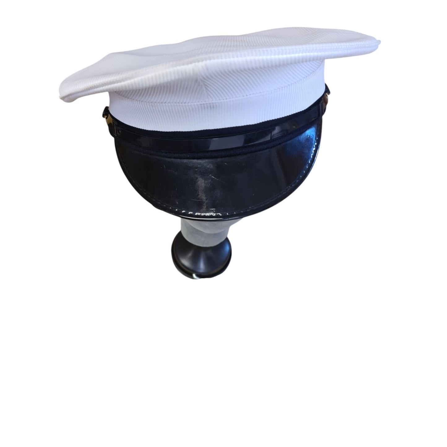Genuine Royal Navy Class 1 White Officer Peaked Cap Size 58 Collector Film TV