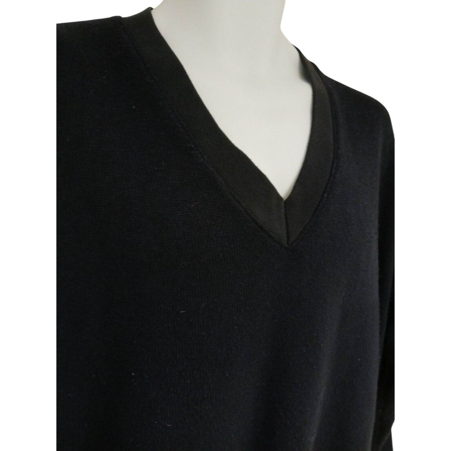 Polartec Jumper Pullover Navy Blue V Neck Large Security Ex police Security