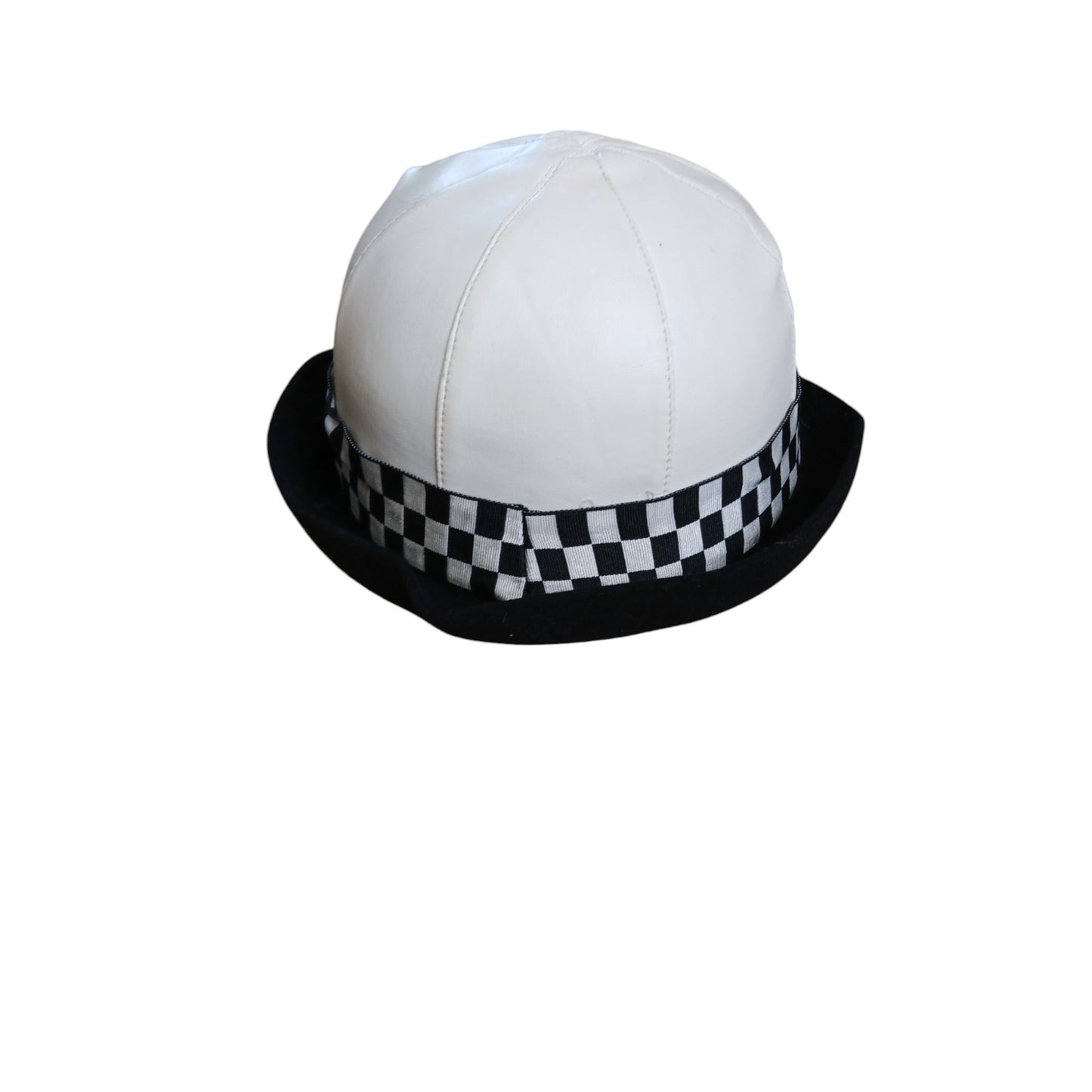 Traffic Police Bowler Hat WPC Black and White Rare Size 56 Collector Film TV