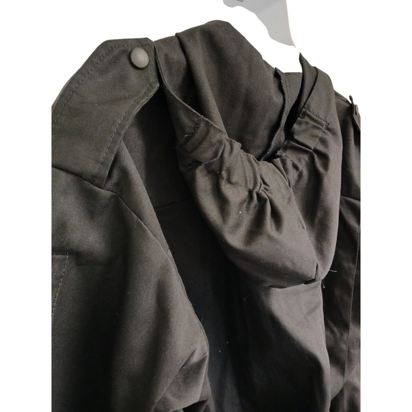 Yaffy Overall Coverall Boiler Suit Black Ex Police Polyester Cotton Model 505