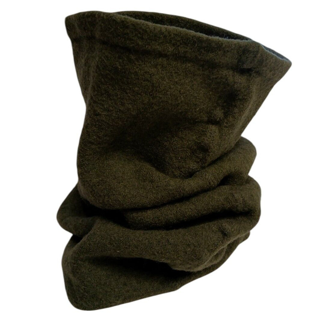 British Military Headover 100% Wool Green Cold Weather Snood Neck Tube Warmer