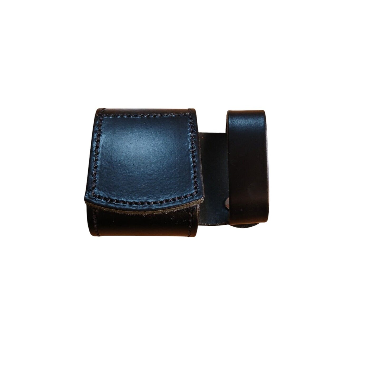 Leather Belt Buckle Protector Ex Police 50mm Black Security Tactical