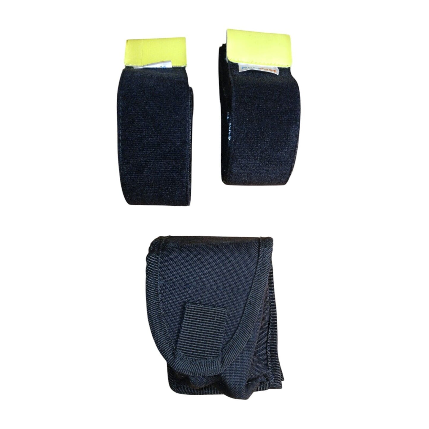 Protec Molle Leg Restraints In Pouch Fast Straps Black Police Security Tactical