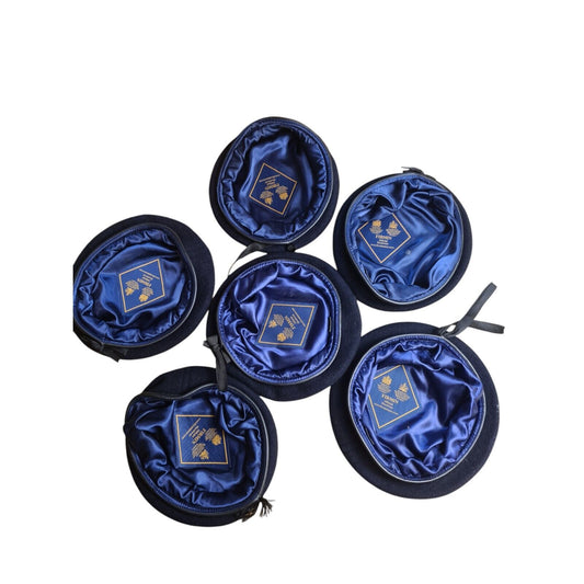 Firmin Military Navy Blue Wool Beret Bundle x 6 Various Sizes Ranks Services