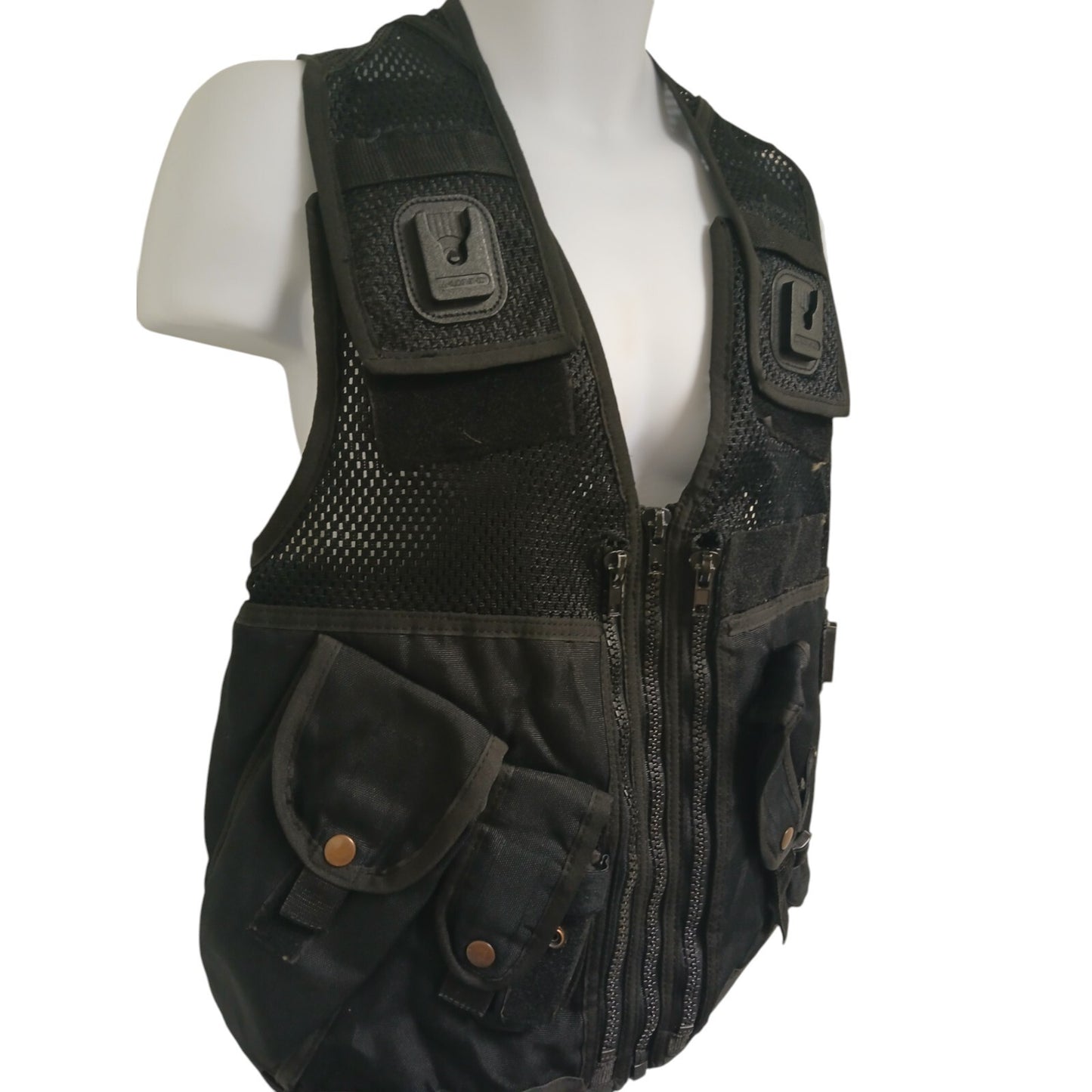 Tactical Vest With Integrated Pouches Security Ex Police Airsoft Klickfast