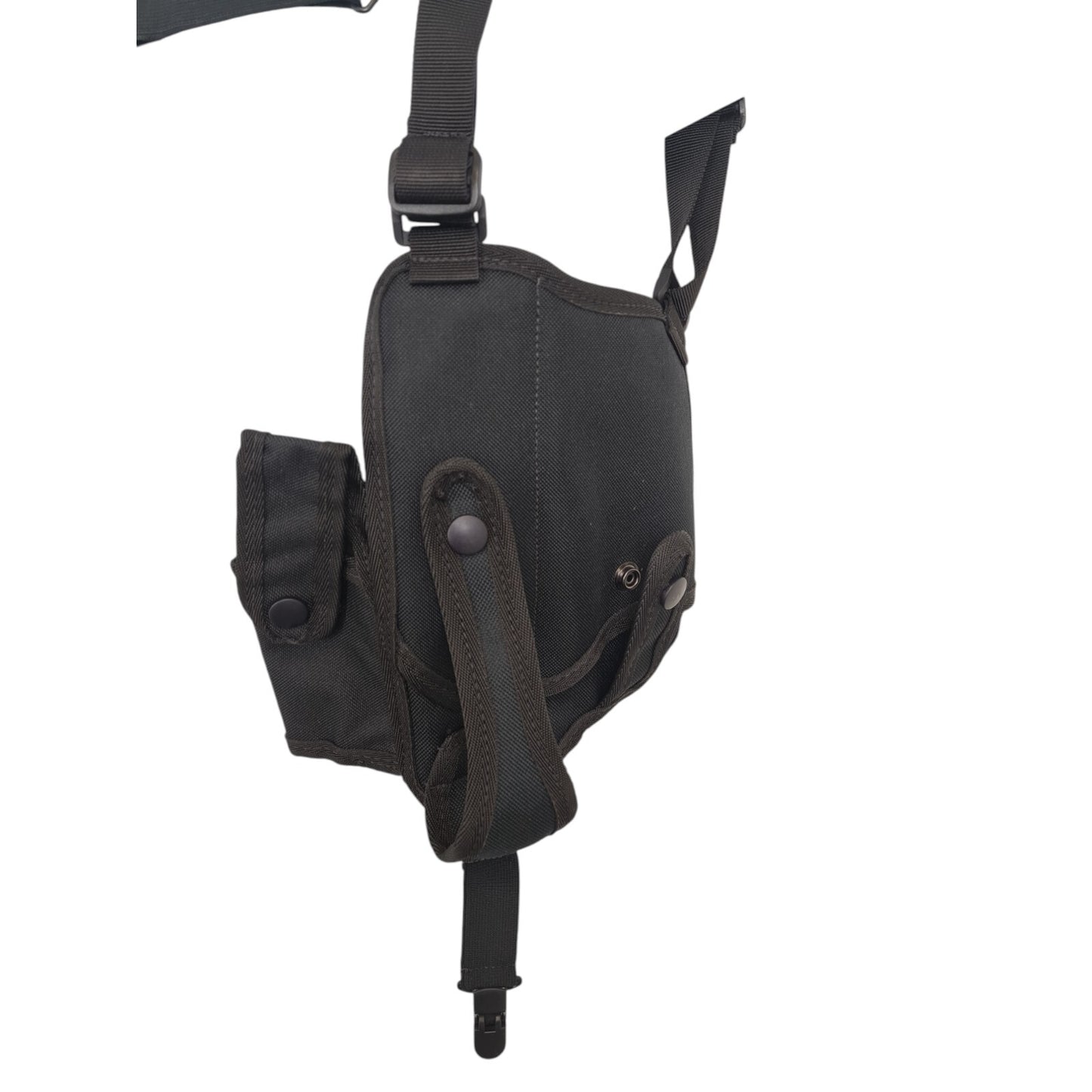 Protec Overt Covert Shoulder Harness Chest Rig Holster Black Security Police