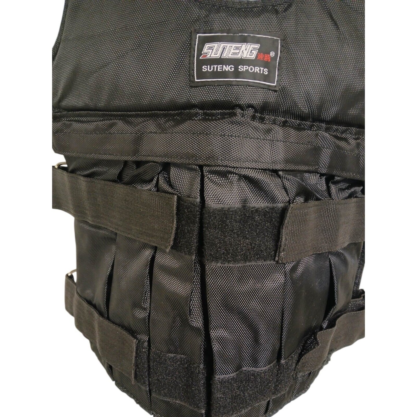 Suteng Sports Weight Vest Training Gym Weighted Cross Fit Running Black