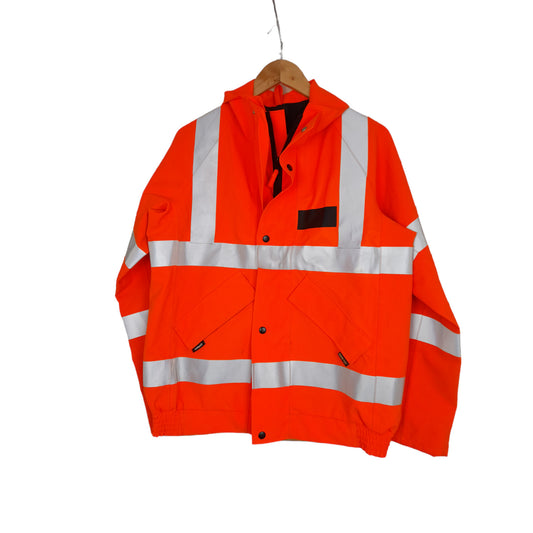 Cosalt Goretex Hi Vis Hi Viz Bomber Jacket HV65 Waterproof Railway Orange