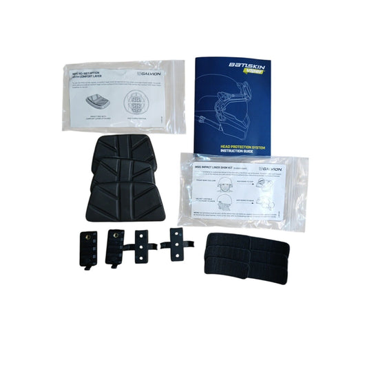 Batlskin Helmet Rail Adapter Kit Viper Cushion Impact MSS Shim Liner Galvion