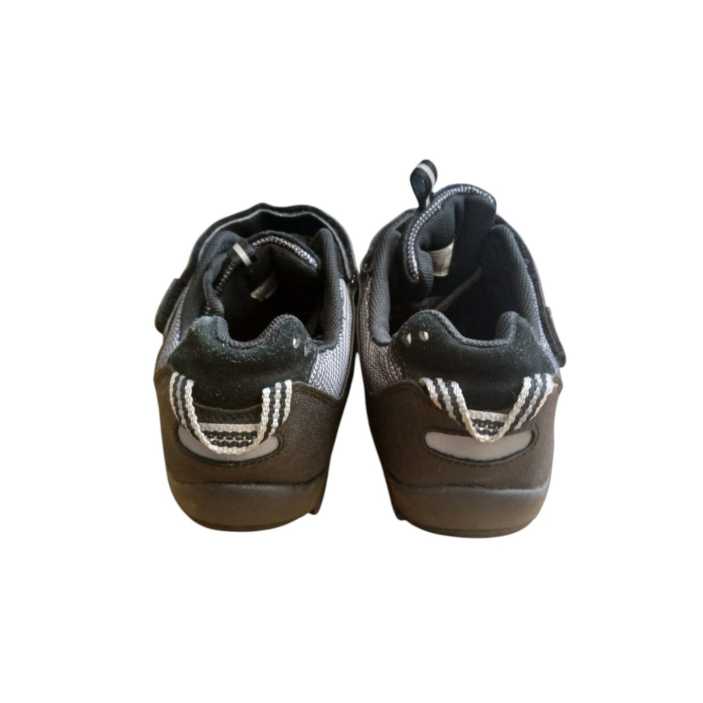 Endura Cycling Shoes Black Grey Size 8 Ex Police Lace Up Bike Bicycle