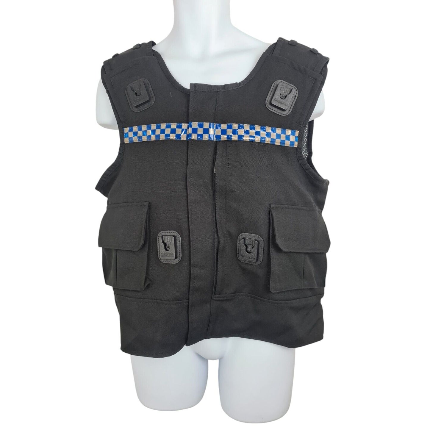 Hawk Protection Stab Vest Ballistic Body Amour Cover Klickfast Docks Black Male