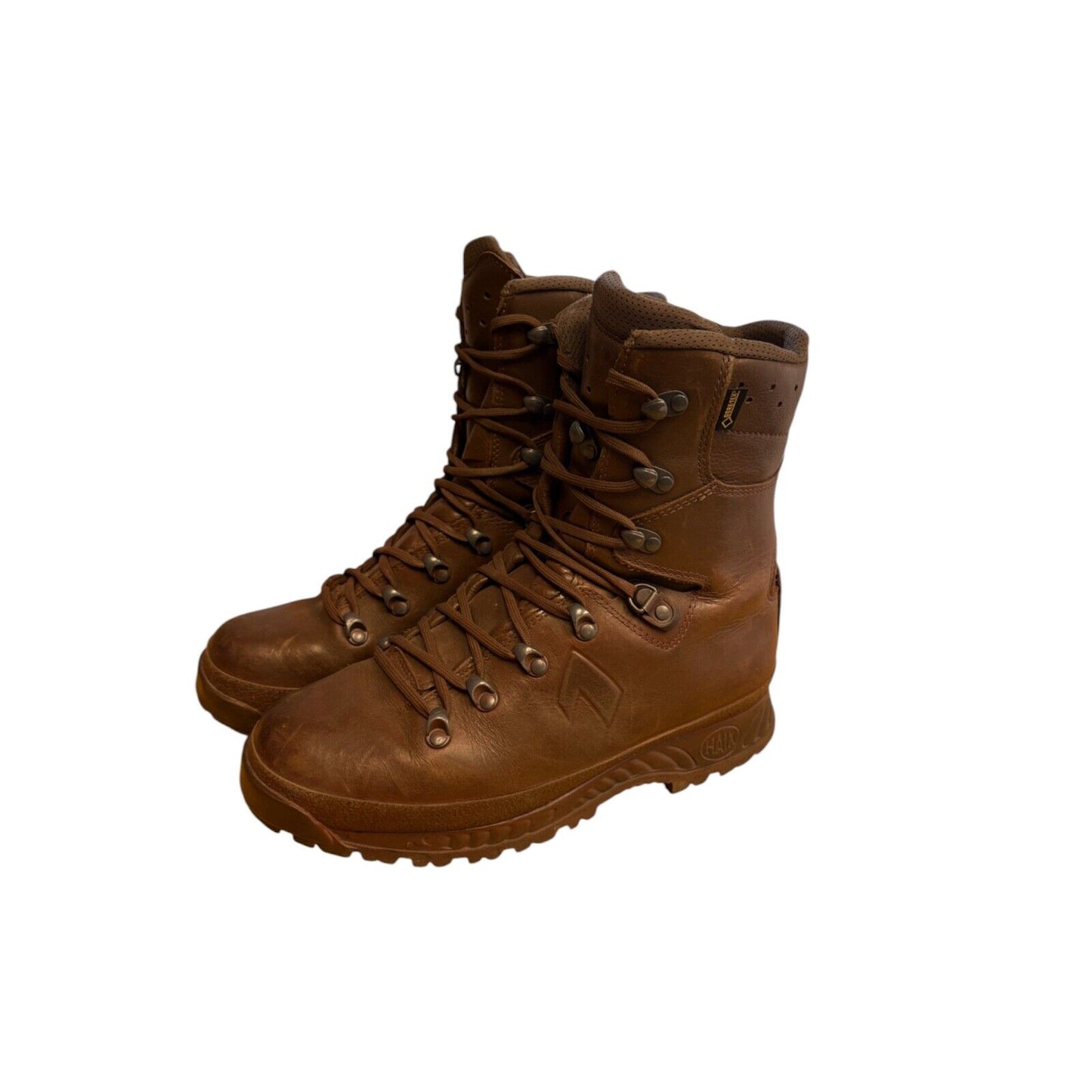 Haix Cold Wet Weather Gore-Tex Combat Brown Leather Boots Size 8M Male
