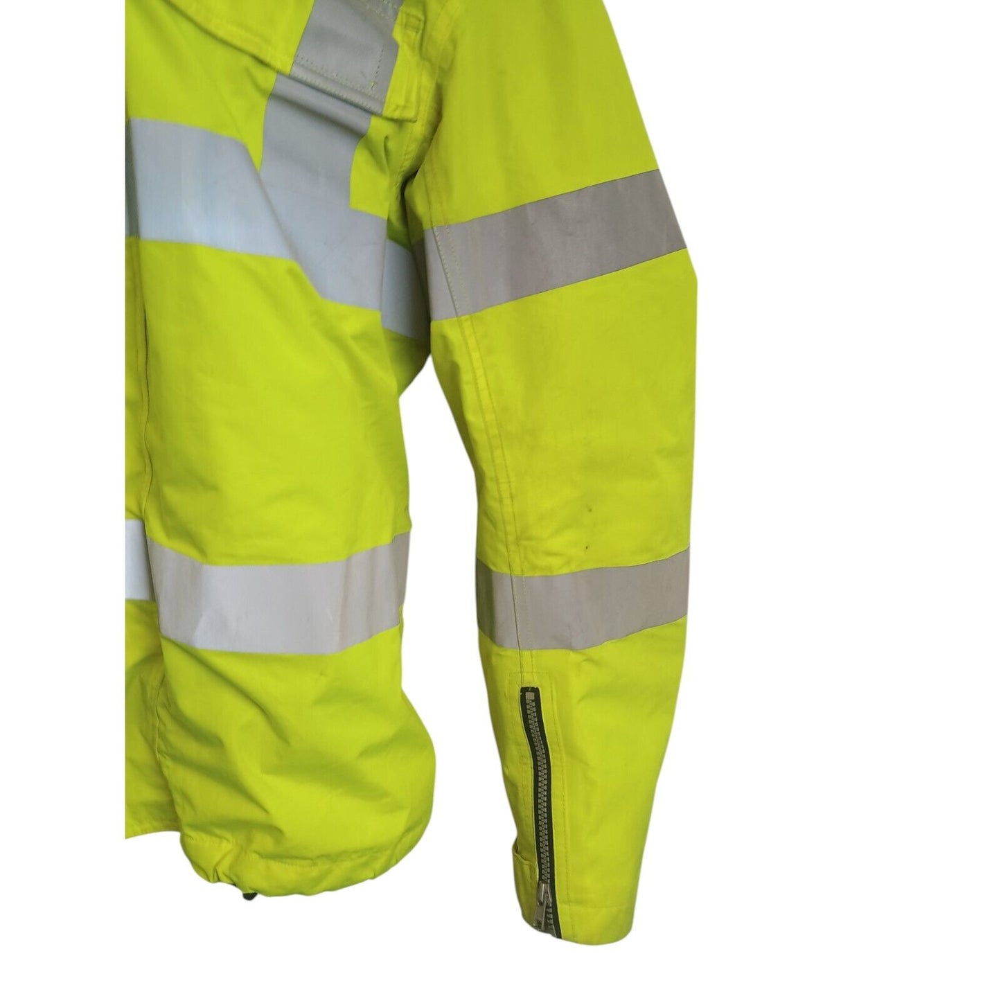 Halvarssons Motorbike Motorcycle Jacket Protective Lined Hi Vis Hi Viz Safety XL