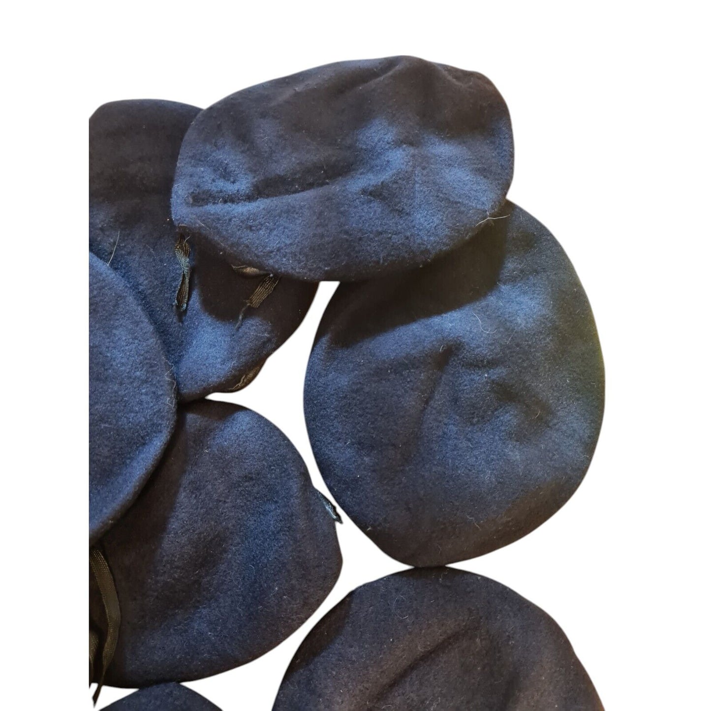 Wool Beret Bundle Military Issue Navy Blue x10 Various Sizes Ranks Services (B)