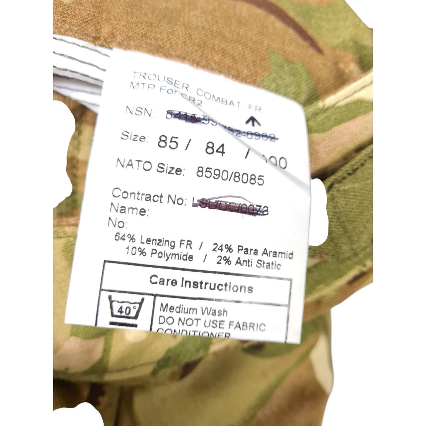 MTP Air Crew Trousers Combat FR British Forces CR2 85/84/100 Military