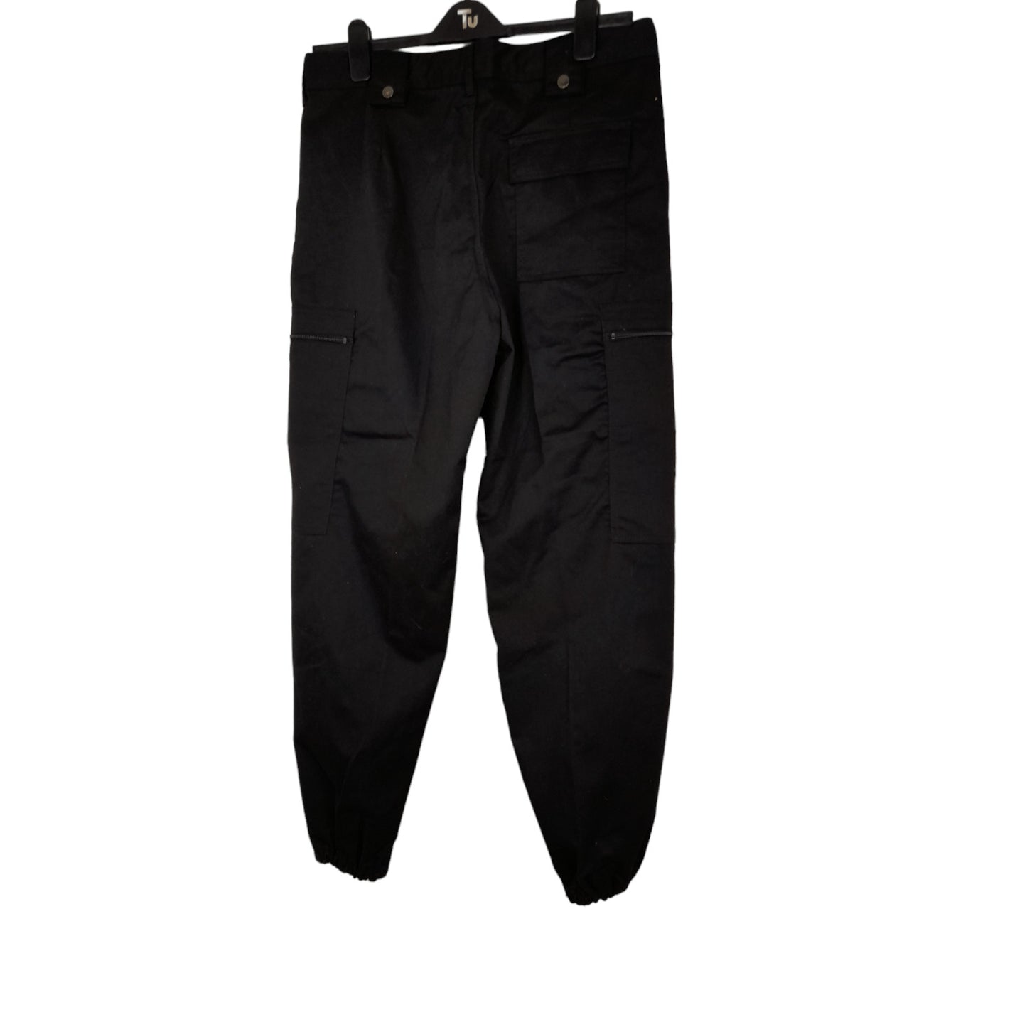 Combat Cargo Trousers Ankle Cuff Dog Handler Security Black Ex Police