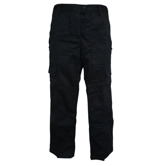Combat Cargo Work Trousers Black Ex Police Womens Paintball Security Grade 1