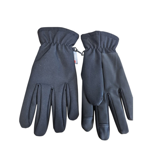 Mil-Tec Softshell Thinsulate Gloves Black Touch Screen Compatible Security