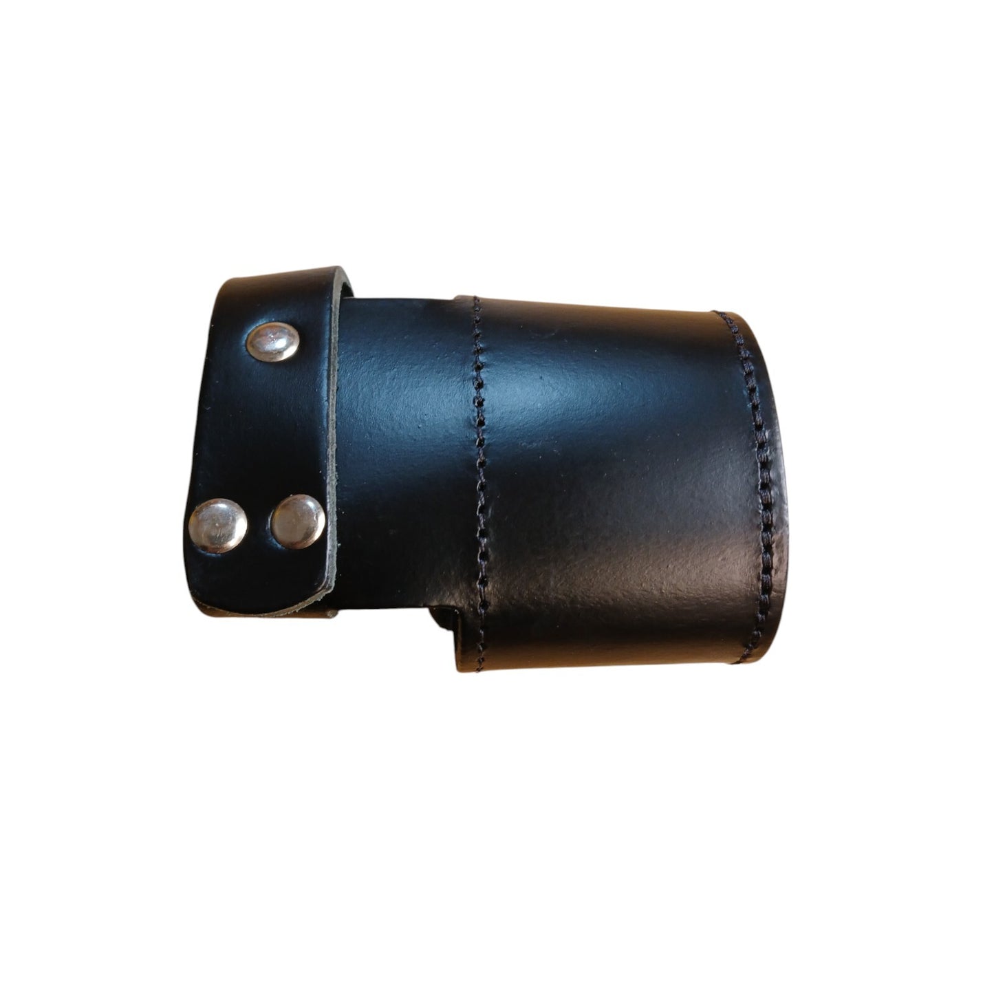 Leather Belt Buckle Protector Ex Police 50mm Black Security Tactical