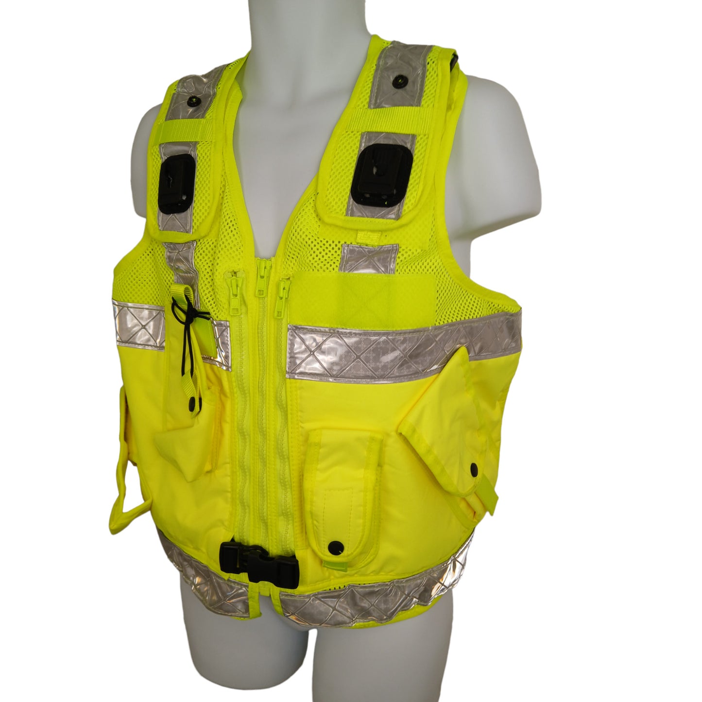 Arktis Tactical Vest Hi Vis Attached Pouches Ex Police Klickfast Docks Security