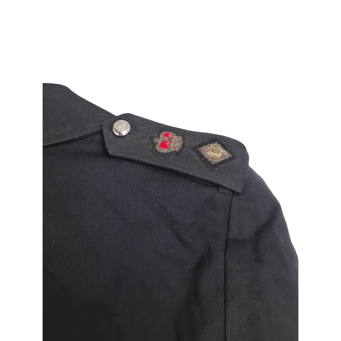 Chief Superintendent Navy Blue Dress Coat Crown Buttons & Embroidered Epaulettes